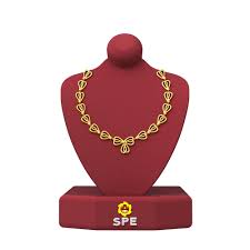latest light weight 22k gold necklace