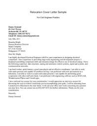 Mechanic Cover Letter Examples Relocation Cover Letter