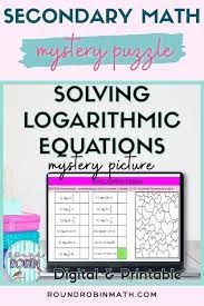 Solving Logarithmic Equations Digital