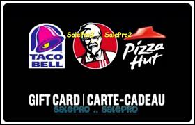 2x taco bell cky kfc pizza target