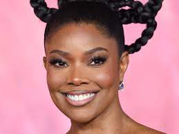 gabrielle union styled her hair into an