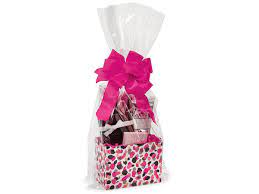 gift basket bags cellophane basket