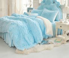 Princess Fluffy Bedding Set Faux Fur
