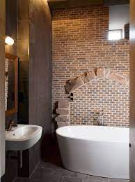 48 Stylish Bathrooms With Brick Walls