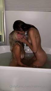 Corinna Kopf Nude Kissing in Bathtub with her Lesbian Friend Onlyfans Video  