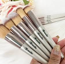 10pc makeup brushes set personalised