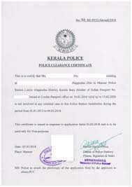 obtaining police clearance certificate