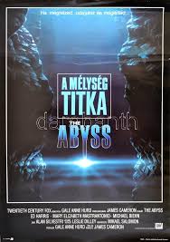 Megszakad az összeköttetés az egyi… 1989 A Melyseg Titka The Abyss Filmplakat Grafikus Zoran Kis Darabanth Auctions Co Ltd
