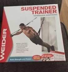 Details About Weider Home Gym Suspender Trainer With Dvds Exercise Chart