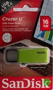 sandisk cruzer u 16gb usb flash drive