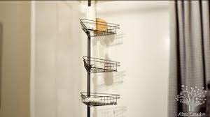 tension shower caddy instructional