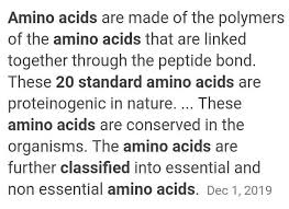 give reason only 20 amino acids are