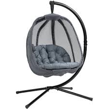 Outsunny Folding Hanging Egg Chair W