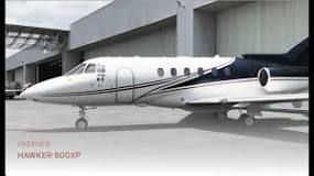 What is the range of a hawker 800XP?
