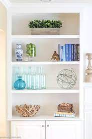 How To Decorate Bookshelves Green