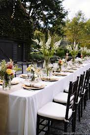 Outdoor Wedding Reception Table