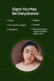 dehydration signs and symptoms