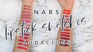 nars audacious lipstick swatches