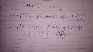 Equation 2x 2 5x 1 0 Then Find Alpha 2