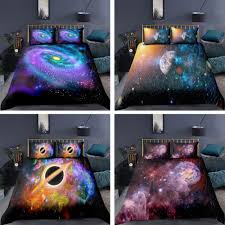 Space Galaxy Bedding Set Duvet Cover