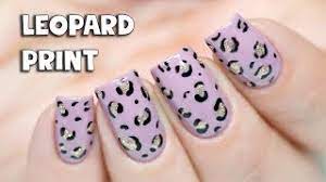 nail art for beginners simple leopard