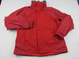 Marmot Mens Red Waterproof Hiking Rain Jacket Size Medium
