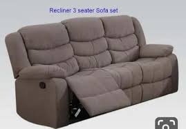 recliner sofa set recliner three