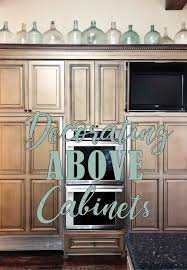 above your kitchen cabinets decoration