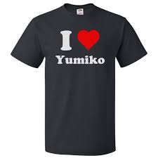 Amazon Com Shirtscope I Love Yumiko T Shirt I Heart Yumiko