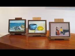 mounting paintings painted on canvas