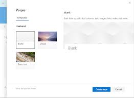 page template in sharepoint