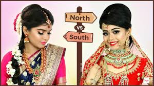 north indian vs south indian makeup