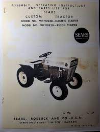 sears 1966 custom 6 lawn garden tractor