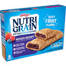 mixed berry bars breakfast cereal