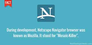 You can click on any file extension link from the list below, to. Netscape Was Known As Mozilla During Development