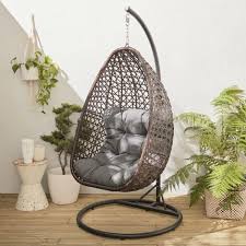 Hanging Egg Chair With Swing Premium