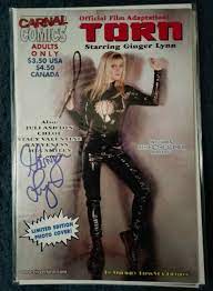 GINGER LYNN SIGNED TORN COMIC BOOK (LIMITED EDITION PHOTO COVER) w/ PIC  PROOF! | eBay