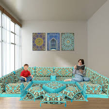 u shaped modular arabic majlis sofa set