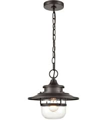oil rubbed bronze outdoor hanging light