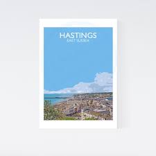 Hastings East Sussex A4 And A3 Wall Art