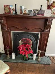 Antique Fireplace Mantel Surround 54