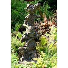 Pixie Garden Sculptures Bronze Pixies