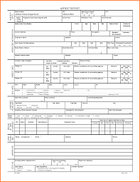 Police Incident Report Fillable Form Word 30 Images Of Sample