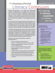 The Fountas Pinnell Literacy Continuum Expanded Edition