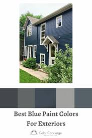 the best exterior blue paint colors and