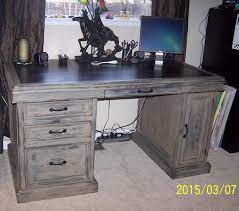 Distressed desks & computer tables : Shabby Chic Distressed Desk Grey Desk Shabby Chic Desk