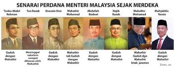 Erdana menteri ialah pemimpin utama kerajaan malaysia. Senarai Perdana Menteri Malaysia Bapa