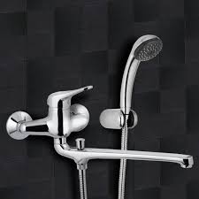 Chrome Wall Mount Tub Faucet