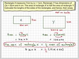 Solving Equation Using Rectangles
