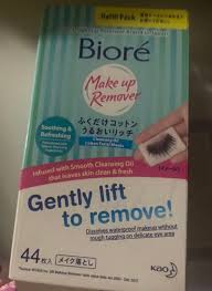biore makeup remover wipes refill 44s